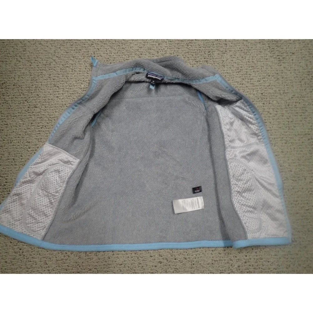 Patagonia Re-Tool Fleece Vest Womens XS Grey Excellent Full Zip Polartec